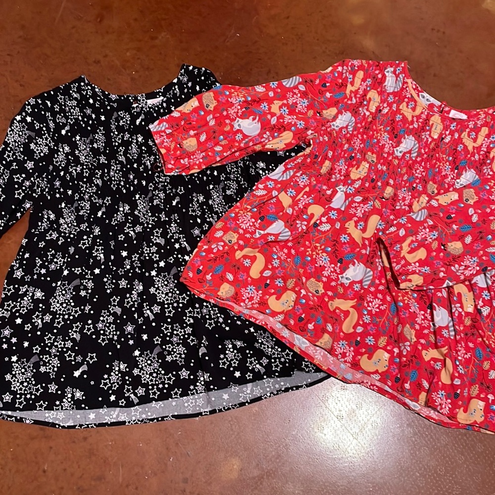 Set of two girls dress shirts